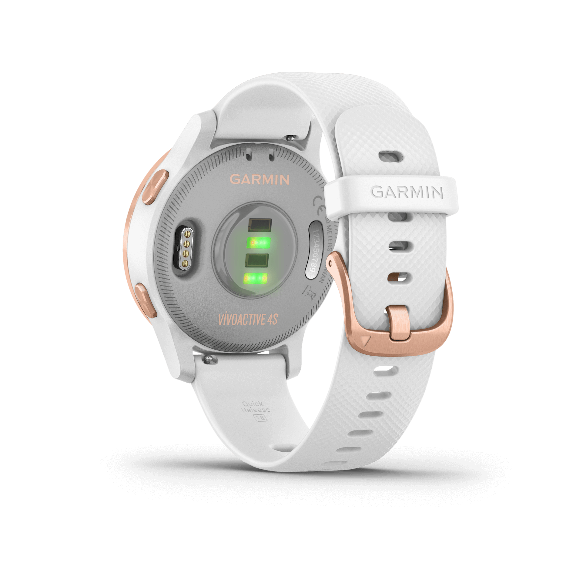 Vivoactive 4S Blanco con hebilla goldrose