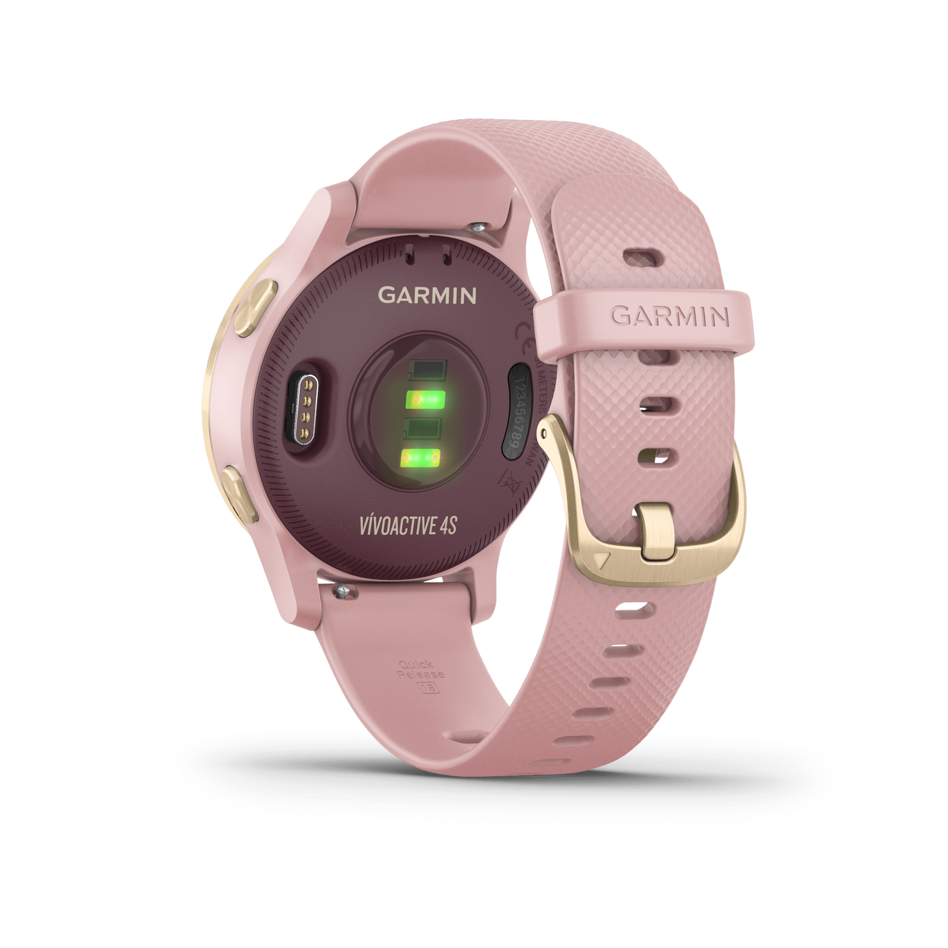 Vivoactive 4S Rosa con hebilla dorada