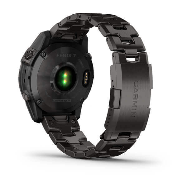 FÉNIX 7 Zafiro Solar Negro Carbón Titanio DLC con Correa Titanio DLC