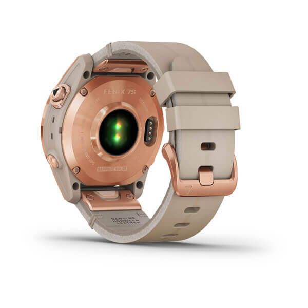 FÉNIX 7S Zafiro Solar Blanco Titanio Rose Gold Piel Blanca
